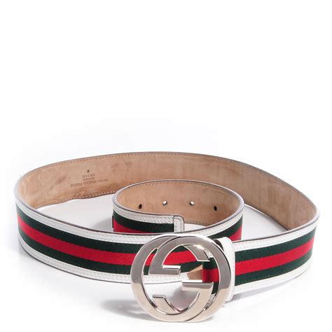 flannels gucci belts|white Gucci belt women.